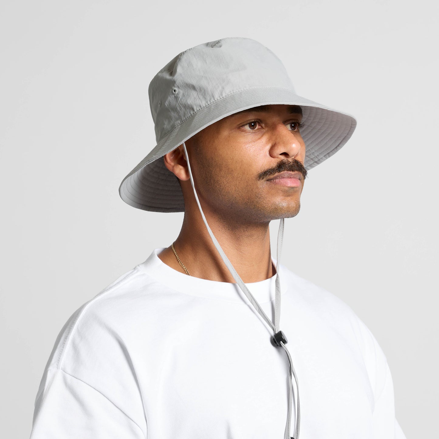 Wide Brim Nylon Bucket Hat