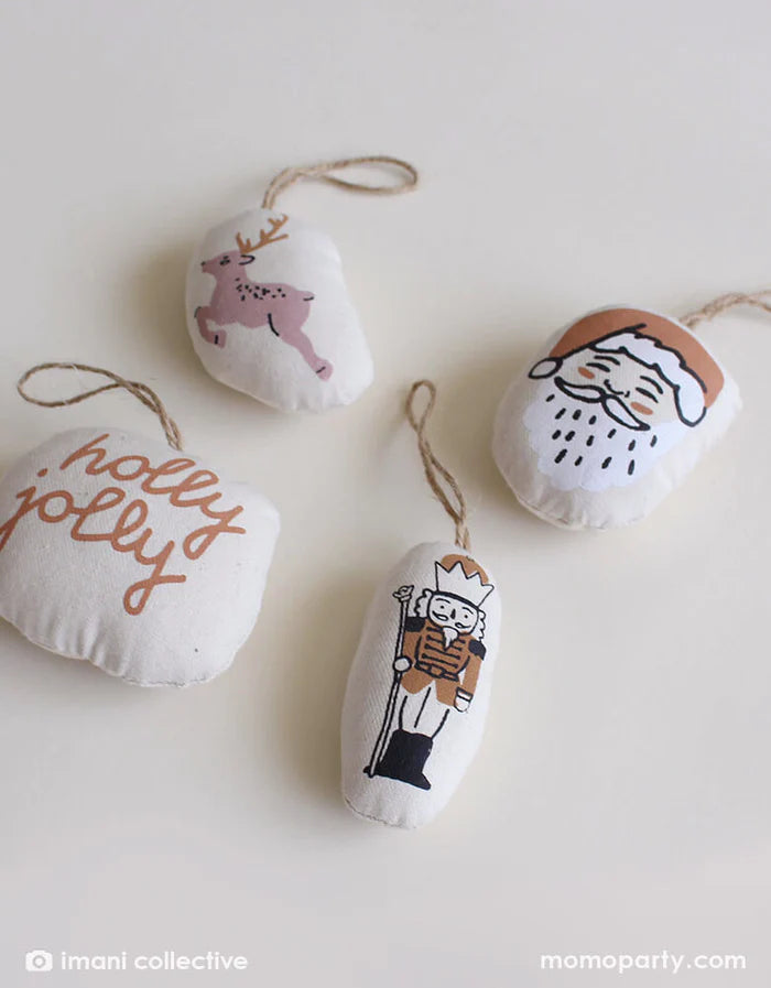 Santa Plush Ornament