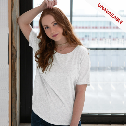 Ladies Flowy Triblend Tee