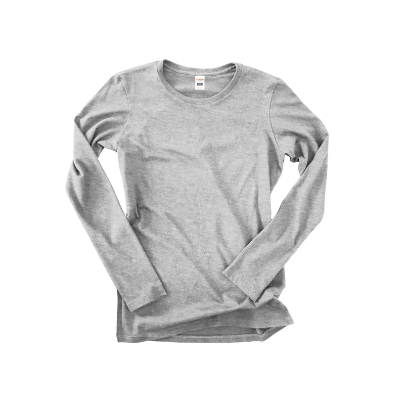 Ladies Premium Cotton Long Sleeve Tee