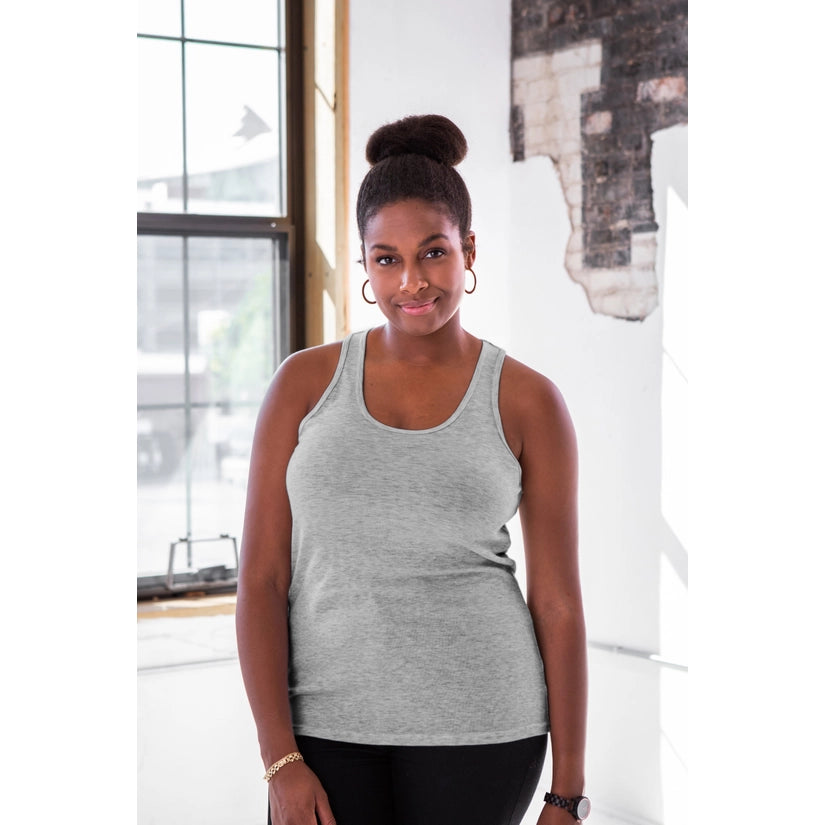 Ladies Premium Cotton Rib Racerback Tee