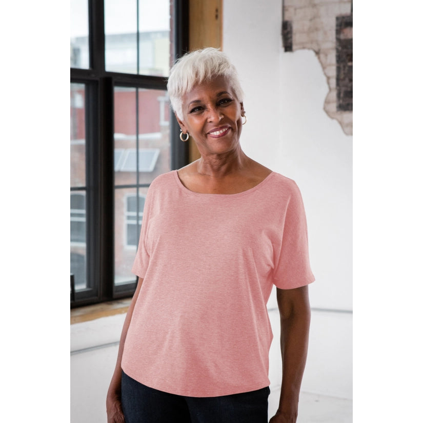 Ladies Flowy Triblend Tee