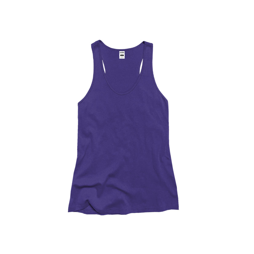 Ladies Premium Cotton Rib Racerback Tee