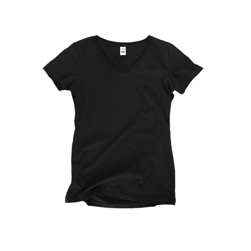 Ladies Premium Cotton V-Neck Tee