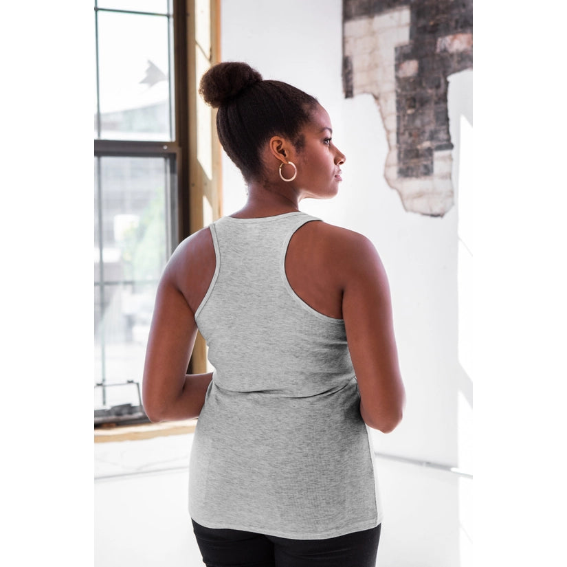 Ladies Premium Cotton Rib Racerback Tee