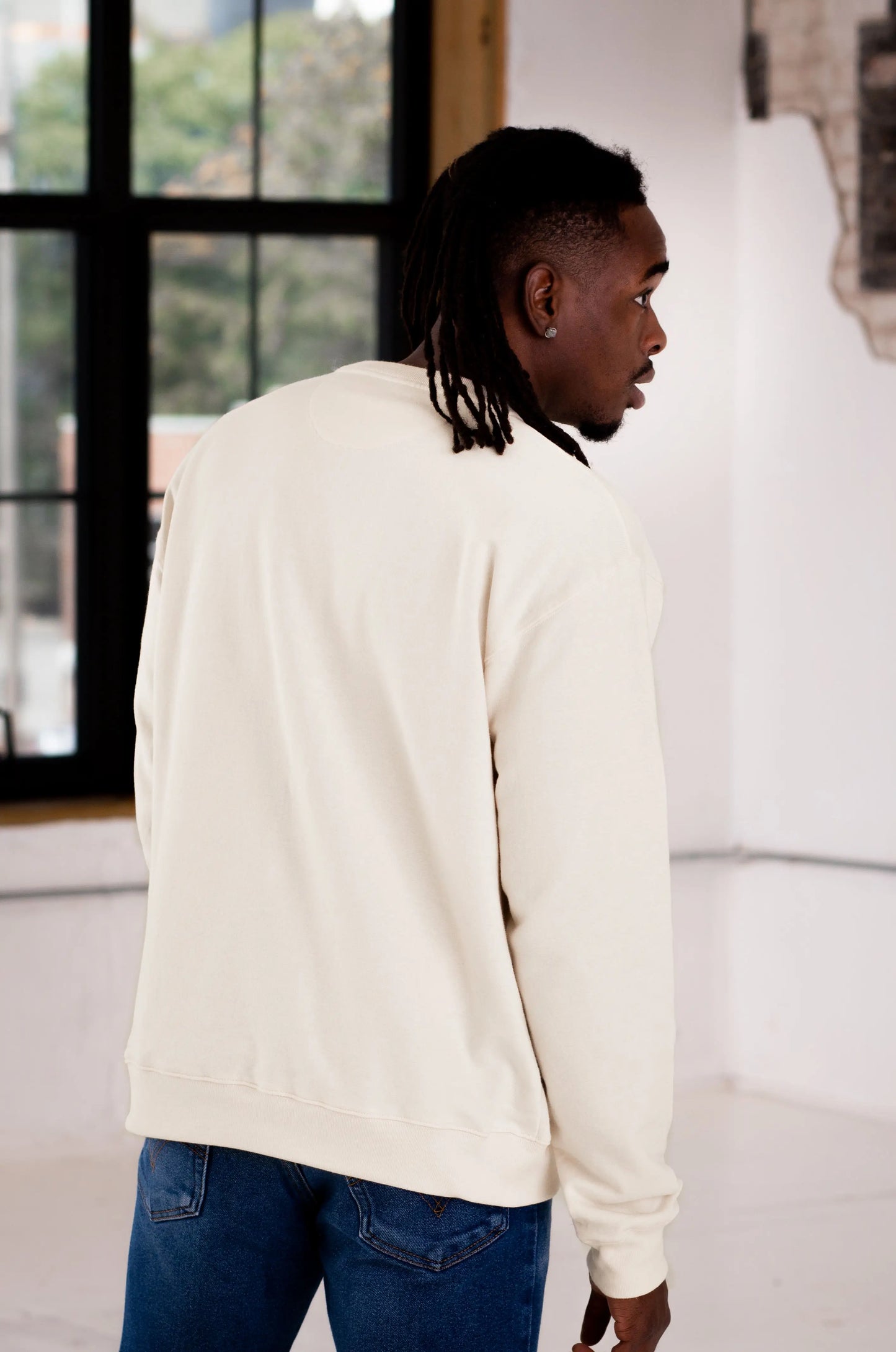 Unisex Heathered Fleece Crew