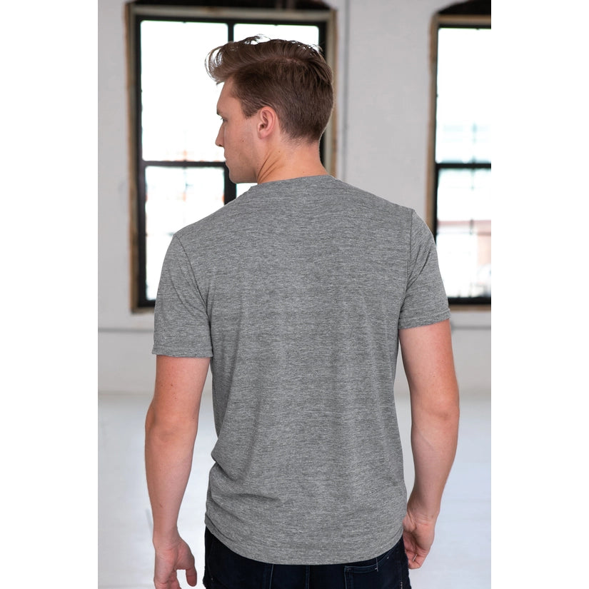 Unisex Eco-Triblend Short Sleeve V-Neck Tee