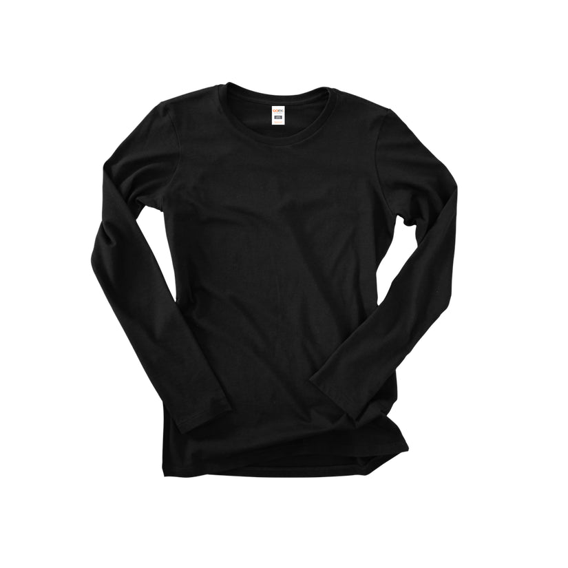 Ladies Premium Cotton Long Sleeve Tee