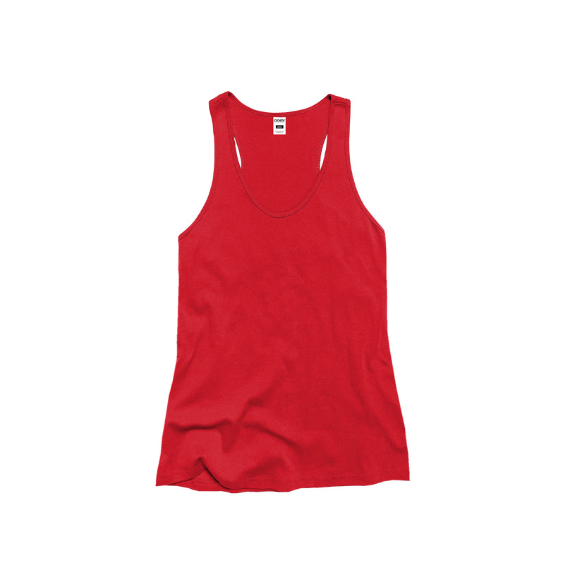 Ladies Premium Cotton Rib Racerback Tee