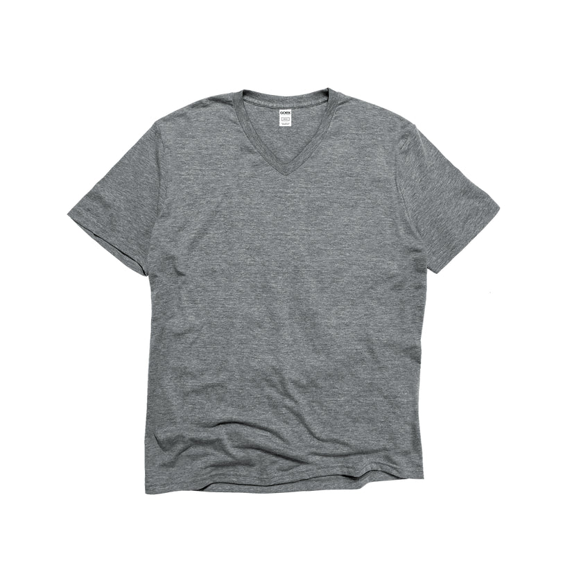 Unisex Eco-Triblend Short Sleeve V-Neck Tee