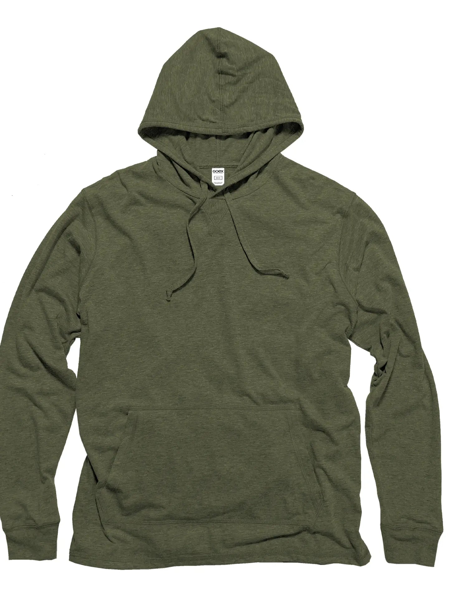 Unisex Hooded Long Sleeve Triblend Tee