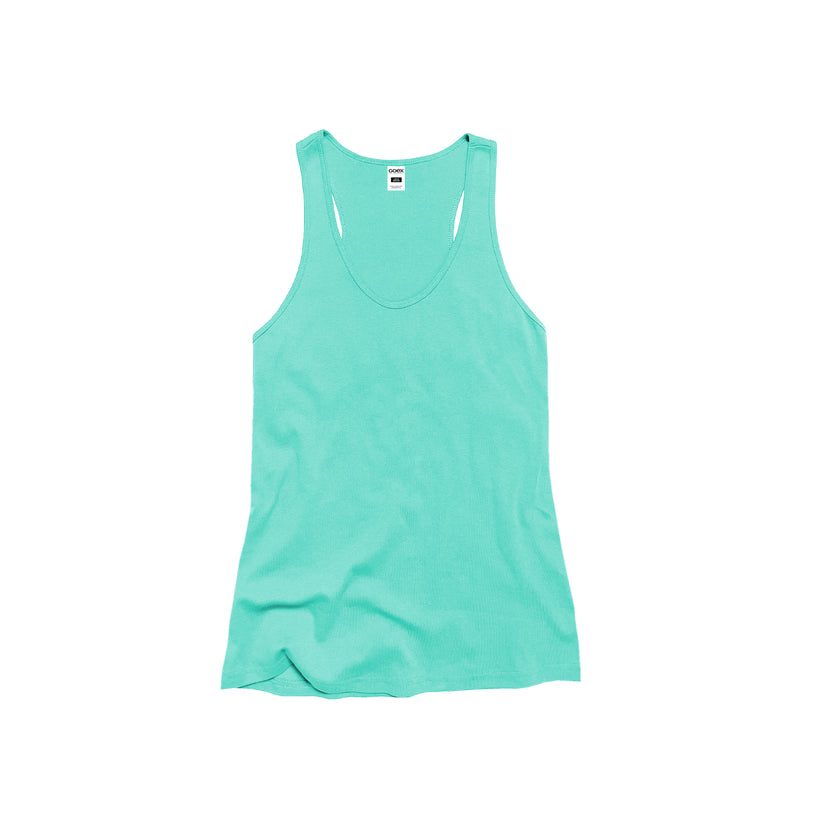 Ladies Premium Cotton Rib Racerback Tee