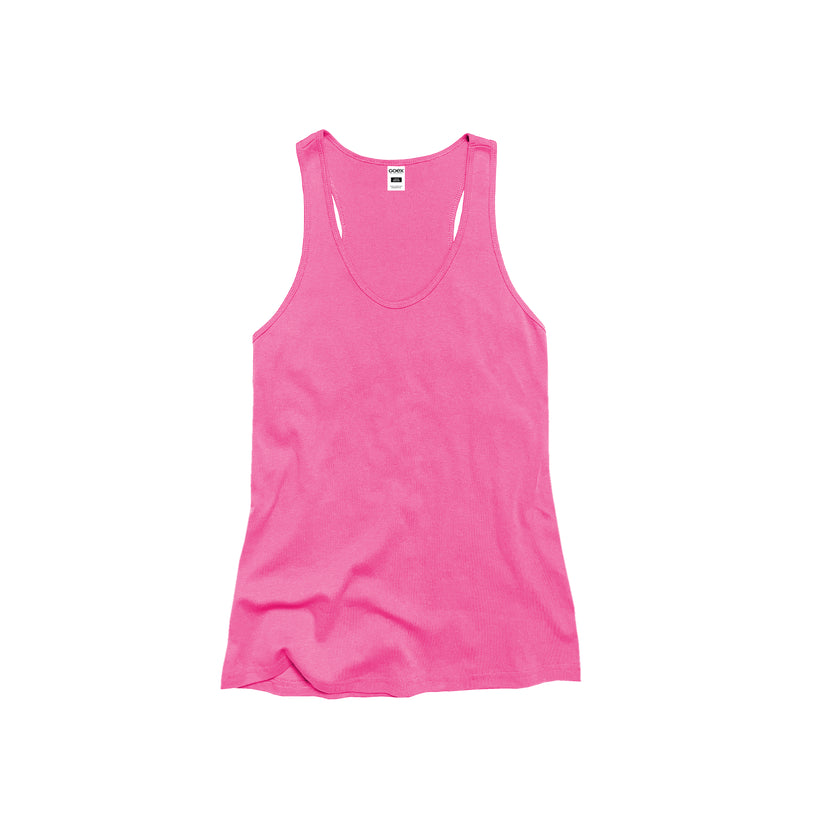 Ladies Premium Cotton Rib Racerback Tee