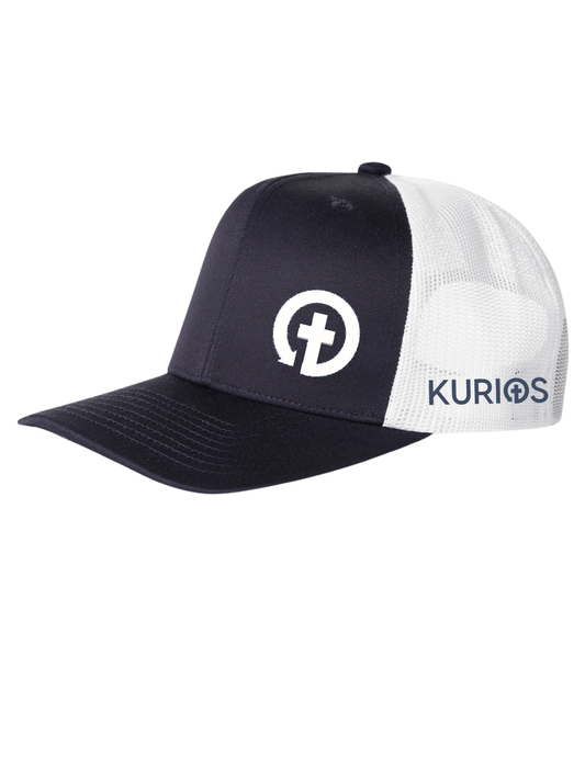 Kurios Trucker Hat -Navy/White