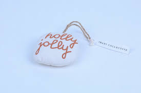 Holly Jolly Plush Ornament
